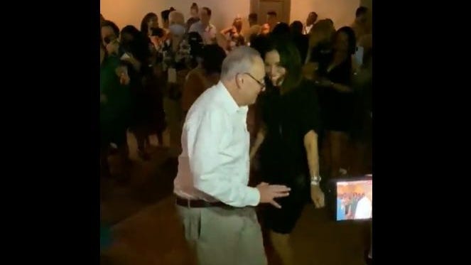 VIDEO: Chuck Schumer dances the merengue in Puerto Rico to celebrate House vote