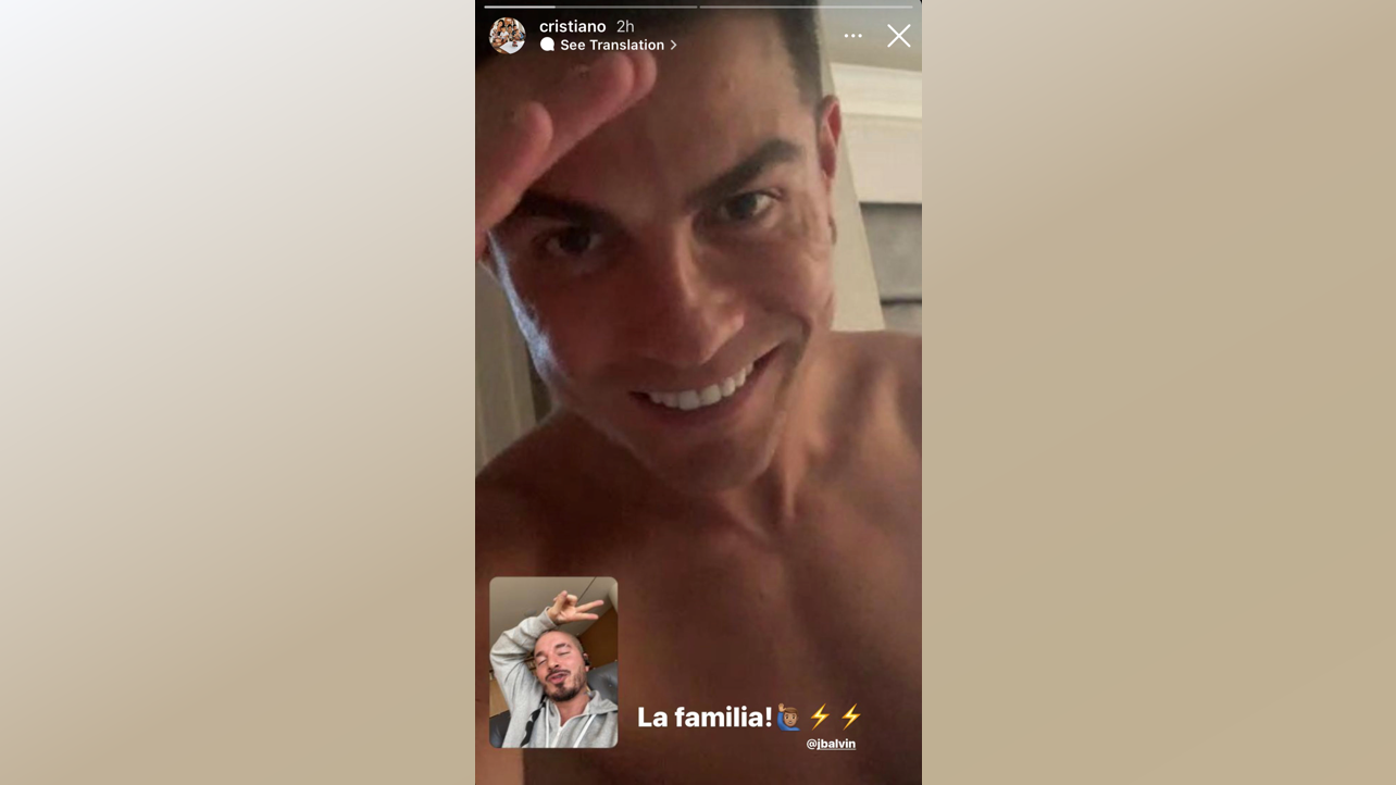J Balvin y Cristiano Ronaldo juntos en un nuevo proyecto