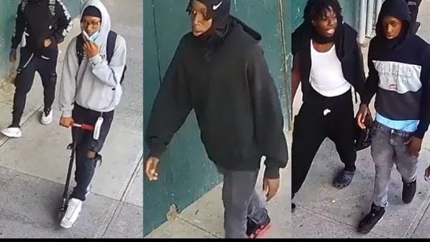 Grupo roba el teléfono celular de un hombre a punta de navaja en una calle de Brooklyn