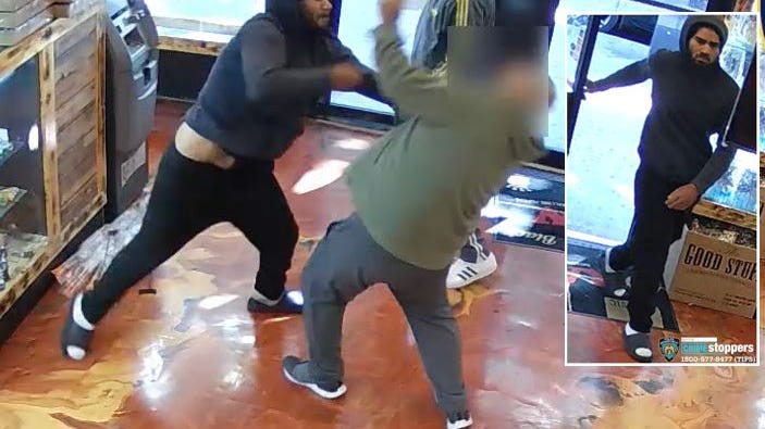 VIDEO: Un hombre le raja la cara a un trabajador de una tienda de tabaco del Bronx y sigue prófugo