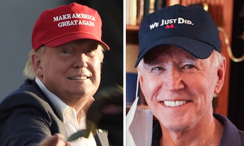 President Donald Trump and President-elect Joe Biden
