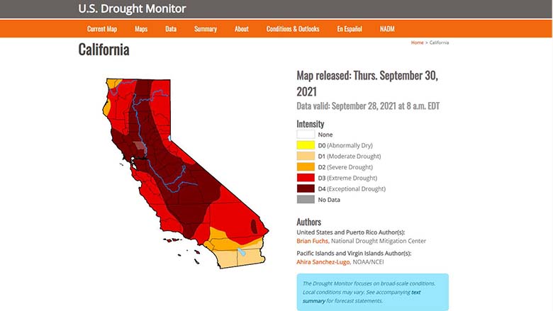 Drought Monitor Stats