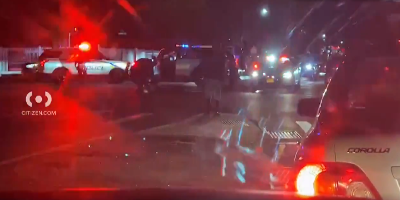Police respond to a crash that killed a pedestrian in Hempstead.