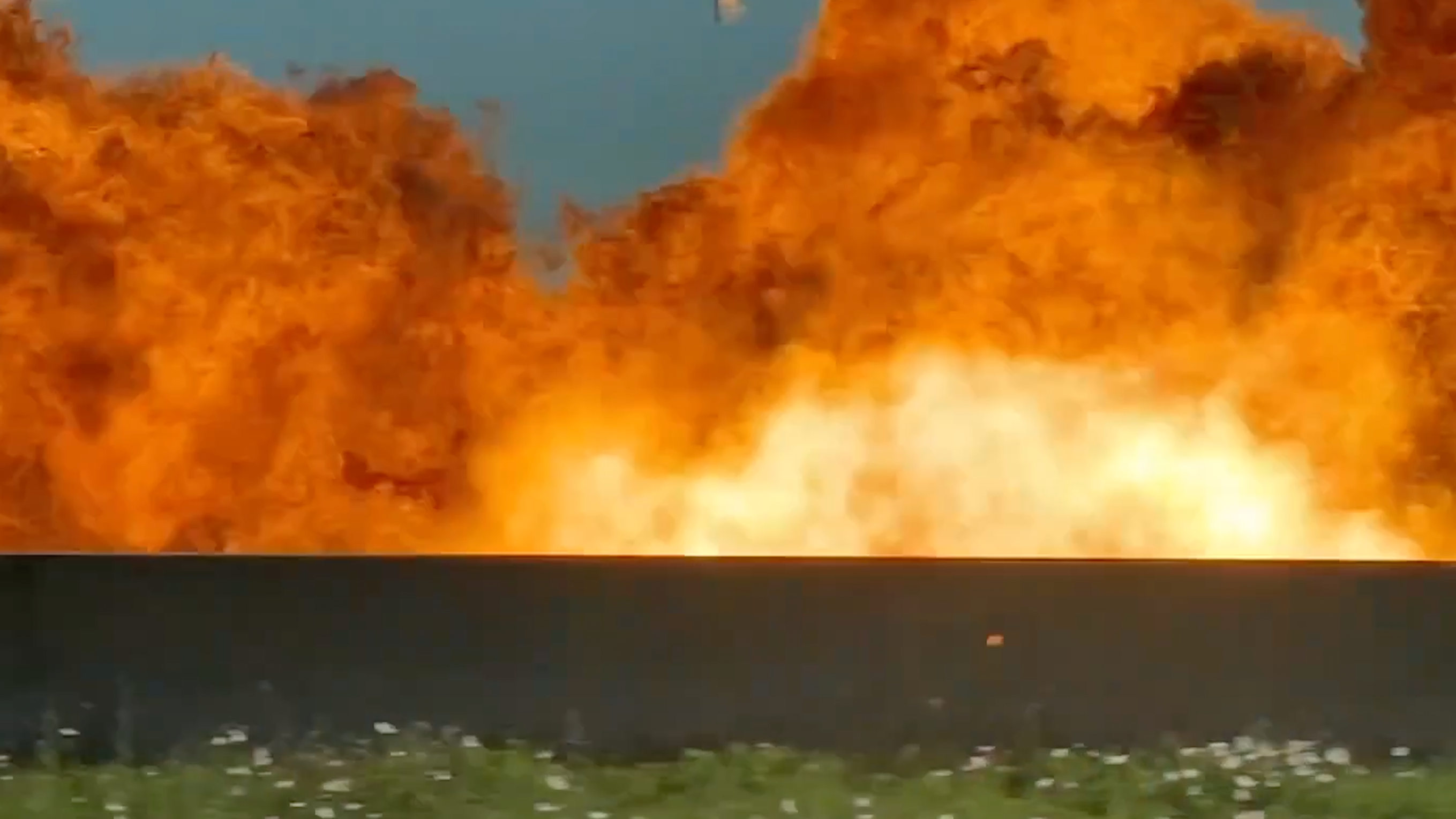 WATCH: Car bursts into flames on highway