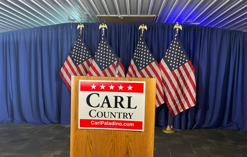 Carl Paladino podium
