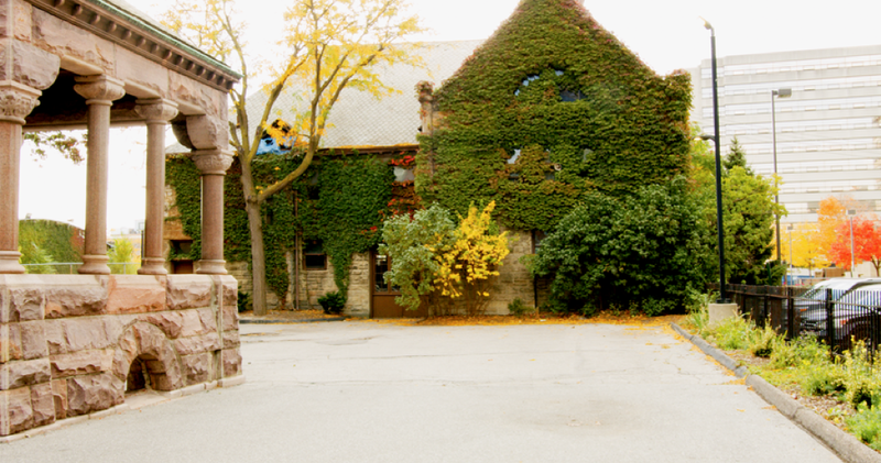 The Carriage House located behind The Whitney mansion in Detroit