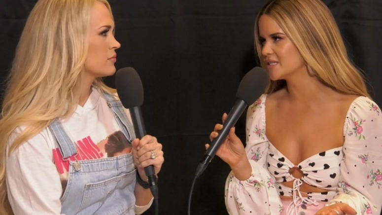 Carrie Underwood Tells Maren Morris What She Likes Most About Hosting the CMA Awards