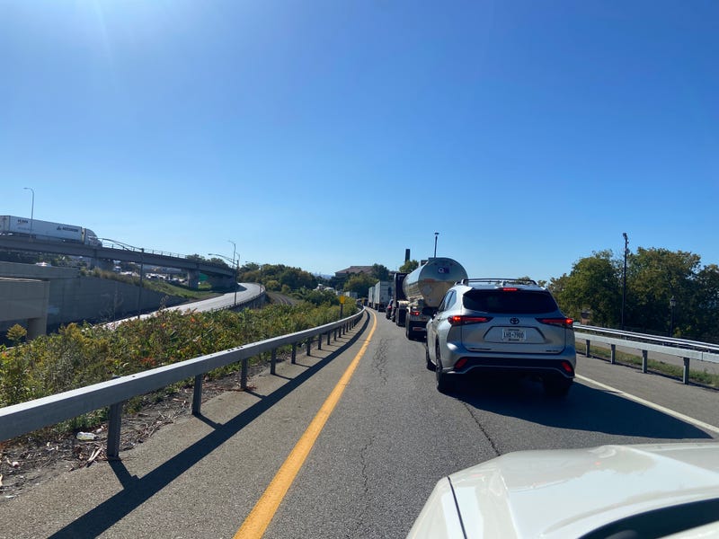 Traffic caused by system outage at U.S.-Canada borders