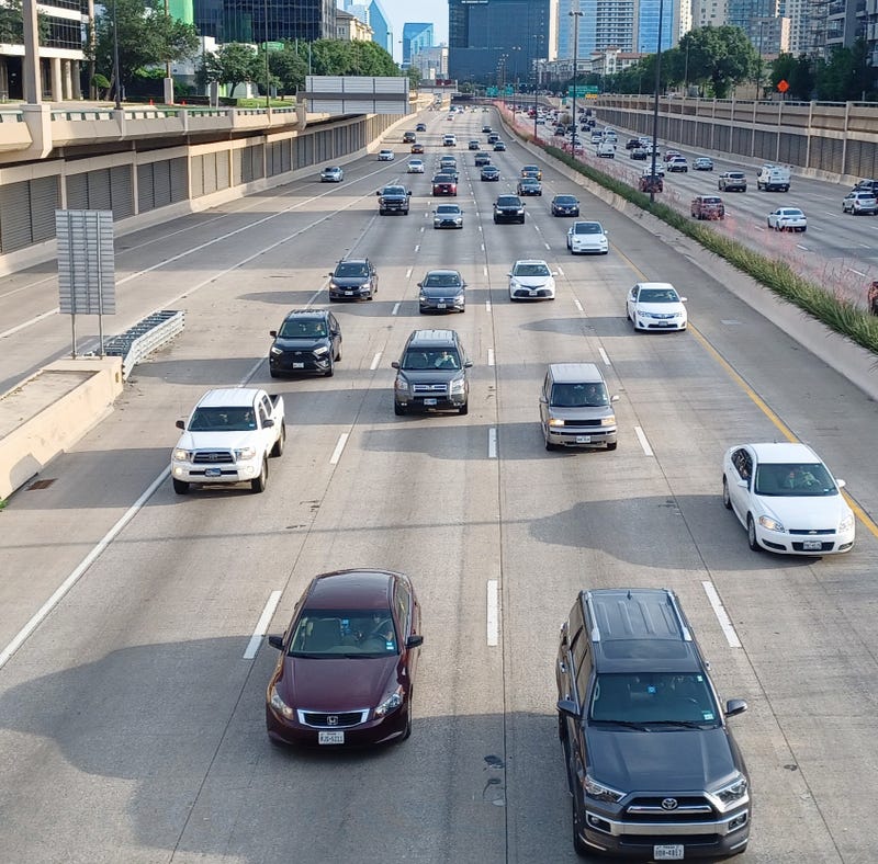 cars on highway