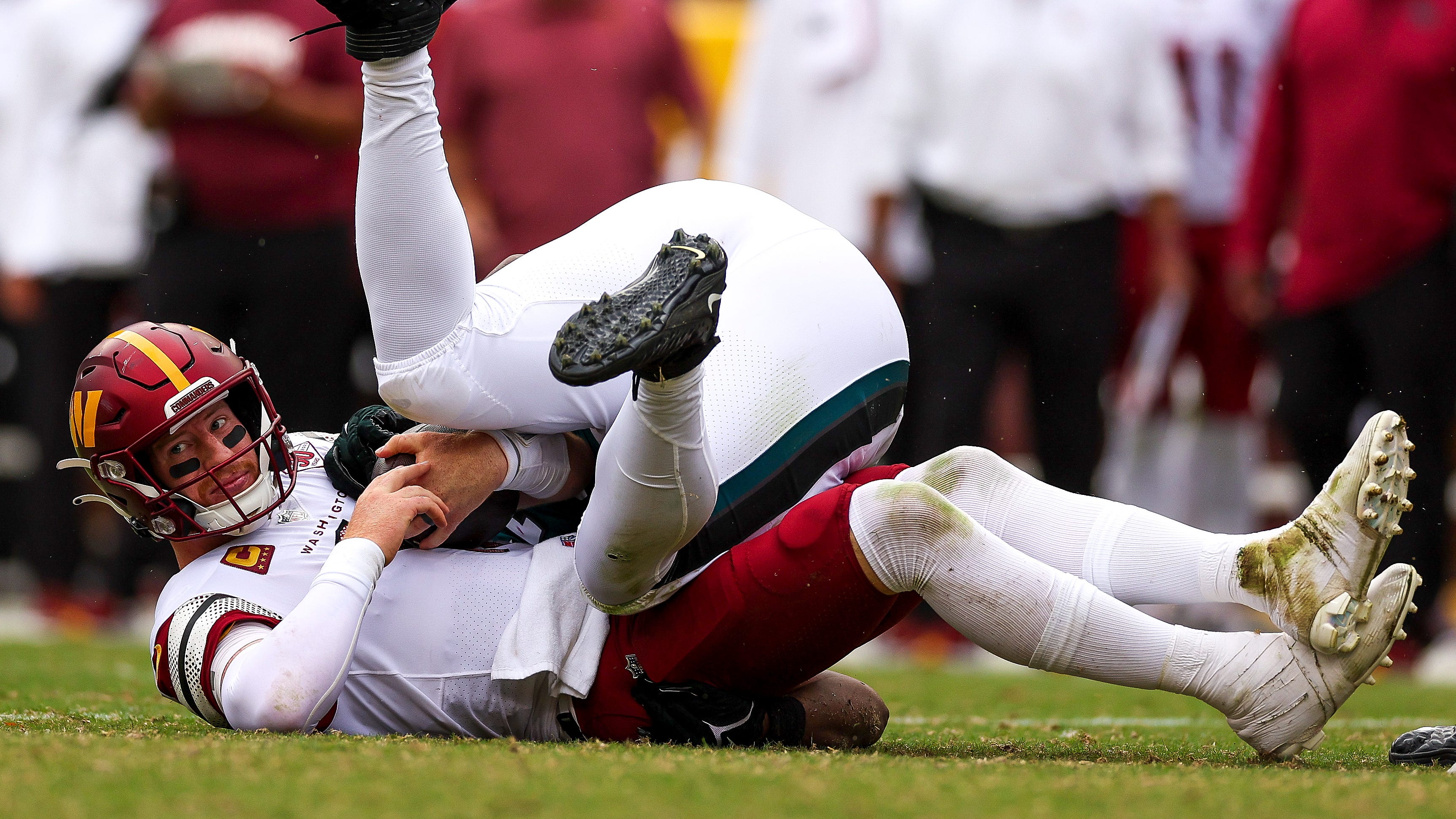 Ron Rivera: I think Carson Wentz 'could have played better'