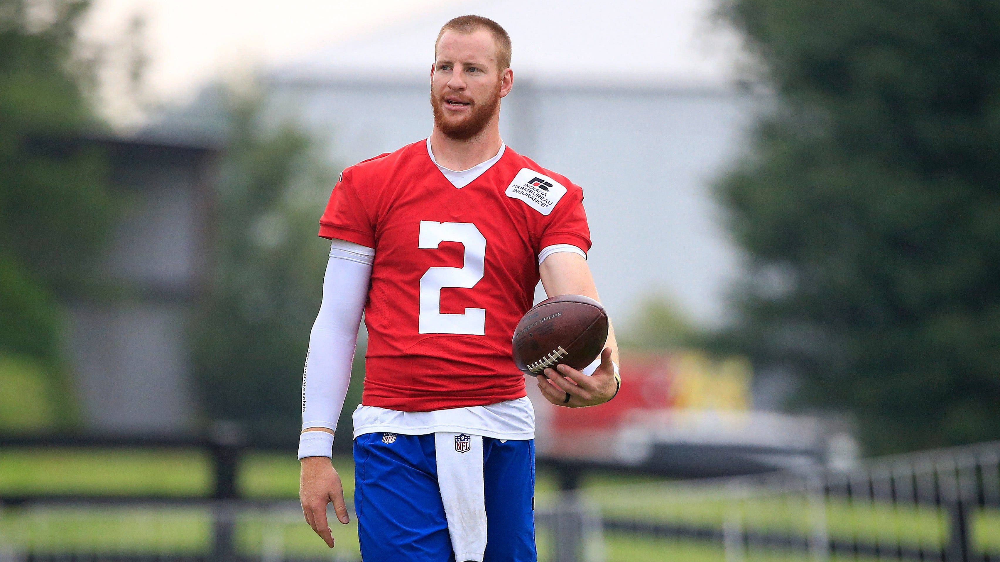 Carson Wentz declines to answer if he is vaccinated: 'It's a personal decision'