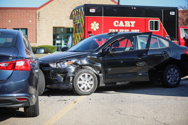 crashed car