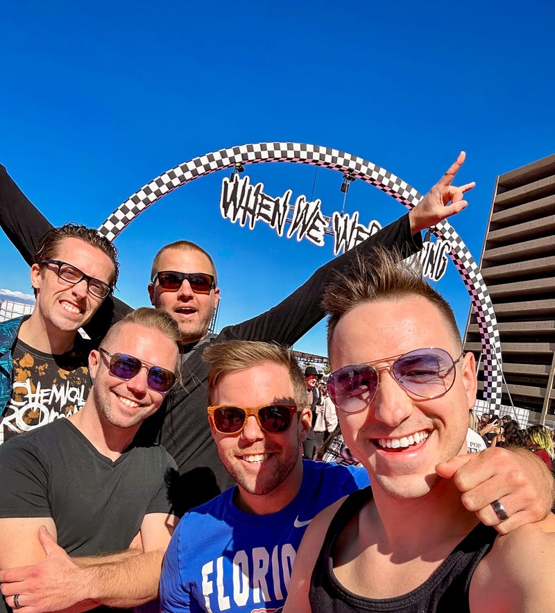 Pike and band in Las Vegas