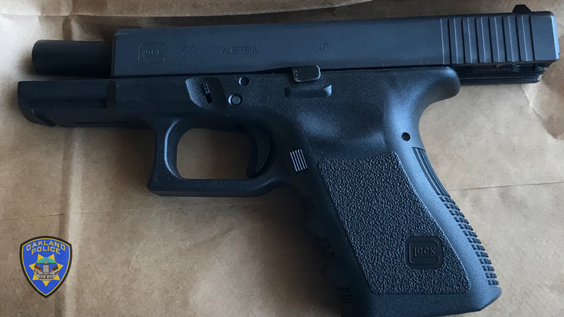 Armed individuals in connection to robberies and carjackings, rammed a stolen car into an Oakland Police Department patrol vehicle and Emergency Rescue SUV to avoid being arrested.
