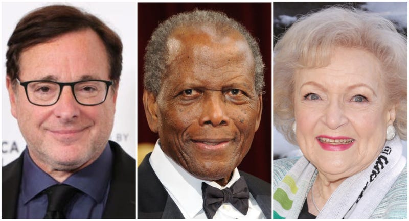 Bob Saget, Sidney Poitier, Betty White