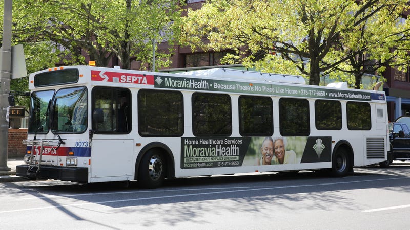 SEPTA bus in Center City