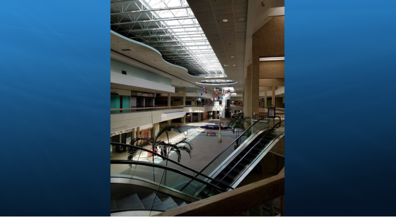 Century III Mall shortly after closing in 2019