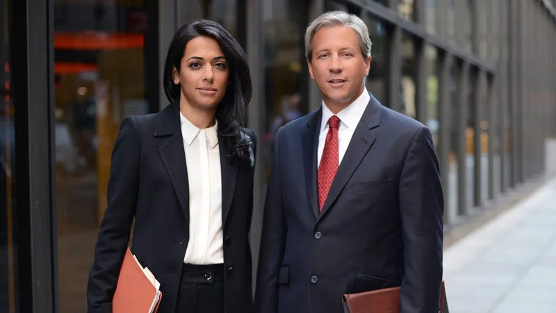(From left to right) Roopal Luhana and Eric Chaffin