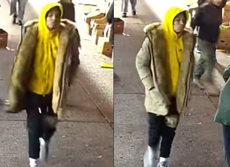 Police are searching for a suspect after a building manager was bashed in the head with a chair