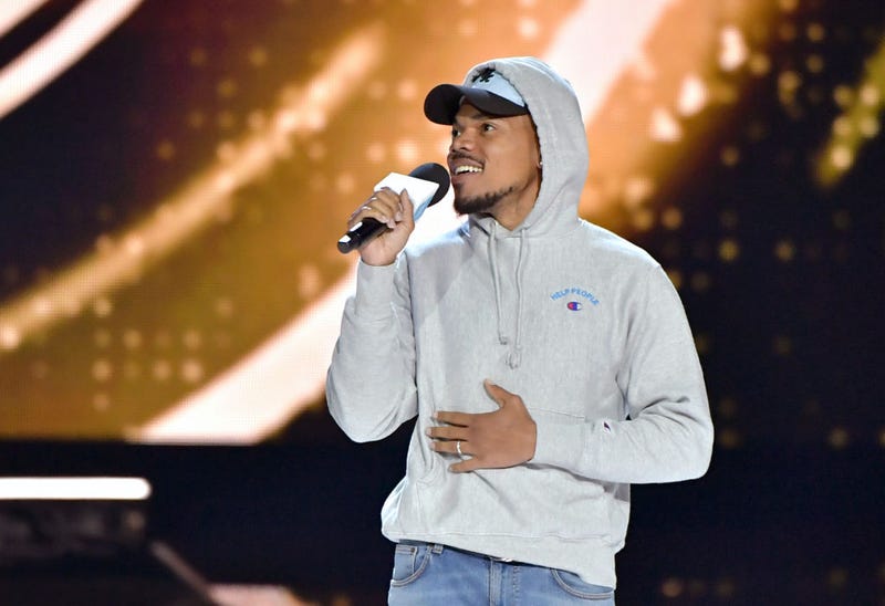Chance The Rapper speaks onstage at WE Day California at The Forum on April 25, 2019 in Inglewood, California