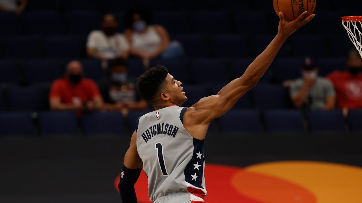 Chandler Hutchison really seems to relish Wizards making playoffs while Bulls sit at home