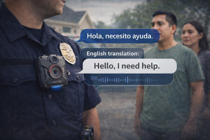 Police in Burleson are rolling out new body-worn cameras equipped with real-time translation technology designed to help officers communicate with people who speak little or no English.