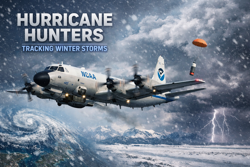 The same aircraft best known for flying directly into hurricanes are now being used to sharpen forecasts for a powerful winter storm expected to impact large portions of the country this weekend. 