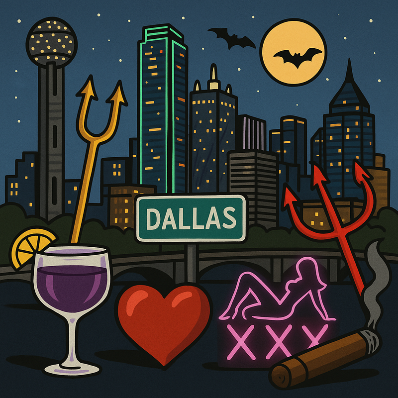 Dallas ranks as the 8th most sinful city in America, according to a new WalletHub study released Monday that evaluates social-vice behavior across 182 U.S. cities. 