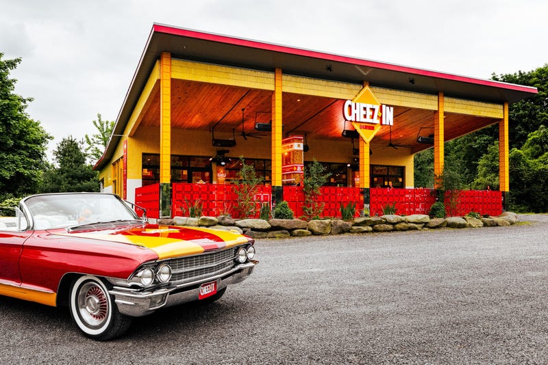 Cheez-It opened up a pop up Cheez-In Diner in Woodstock, New York, for just one week. 