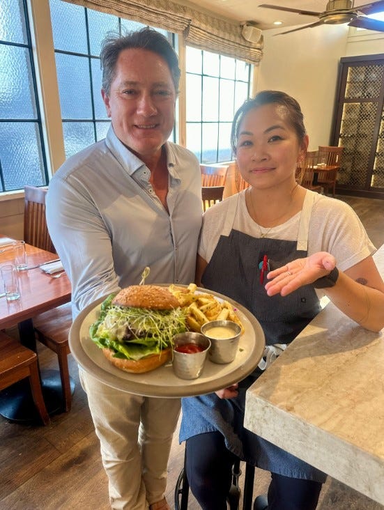 The Wolf Burger at Piedmont Avenue.