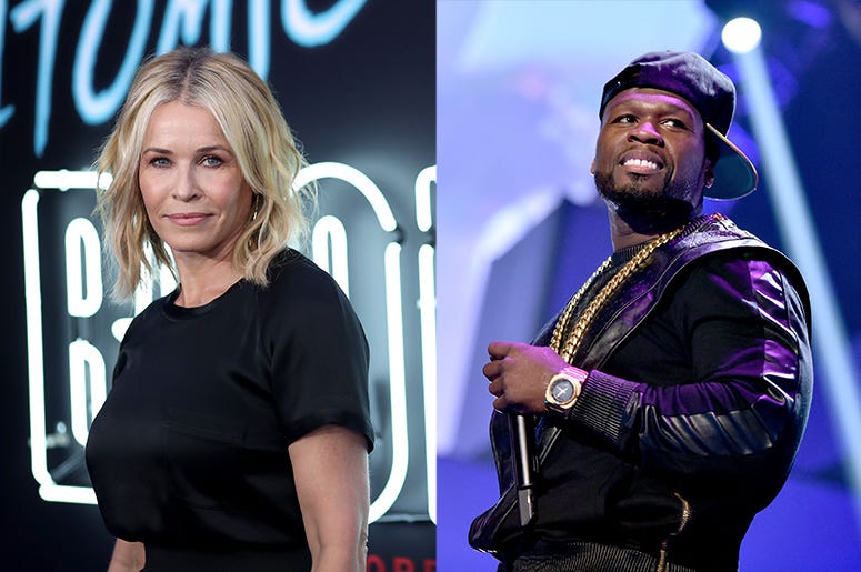 Chelsea Handler and 50 Cent