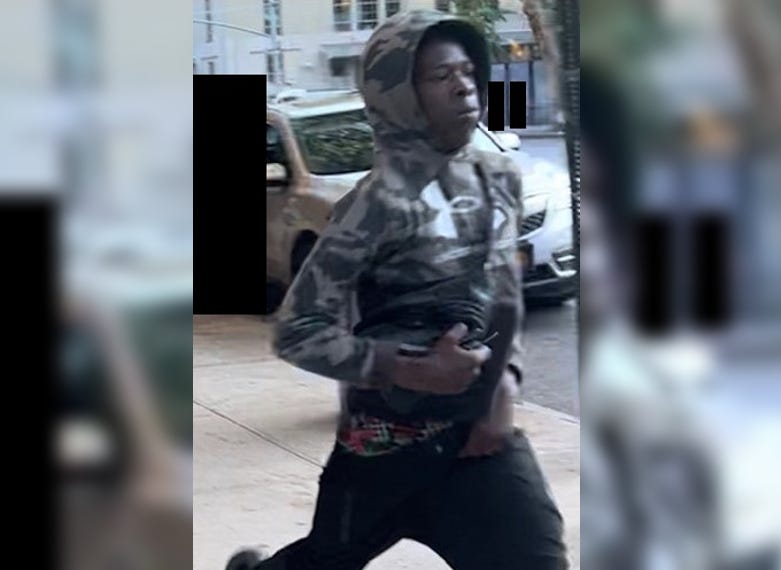 Police are searching for a suspect after a man was beaten and robbed by a duo on 10th Avenue in Chelsea on July 28