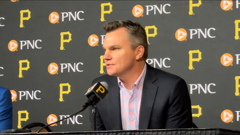 Ben Cherington at a podium