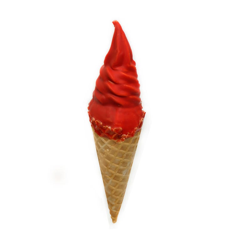 Cherry Dipped Waffle Cone