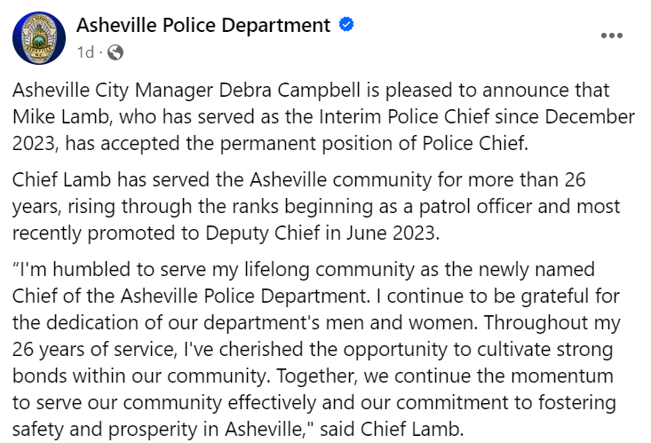 APD Facebook Page