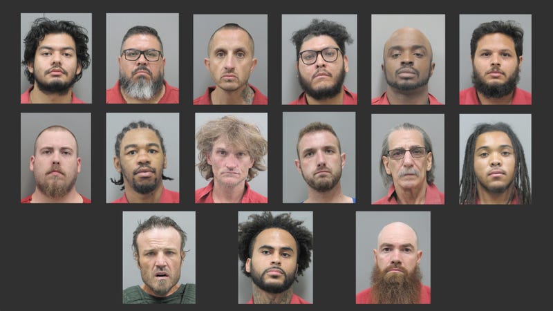 15 people arrested in an internet sting targeting child exploitation