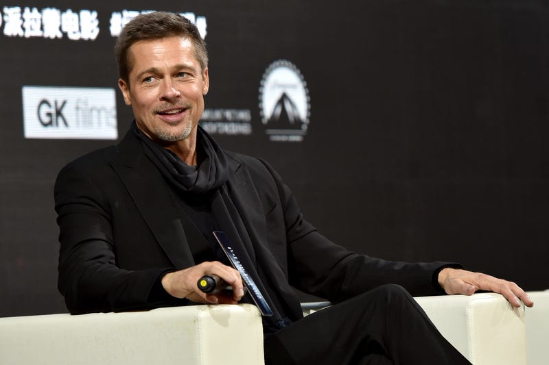 Brad Pitt on a press tour in China