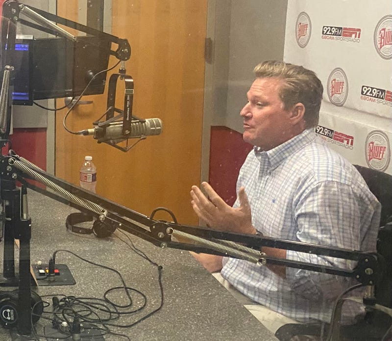 Chris Powers in-studio with John Martin