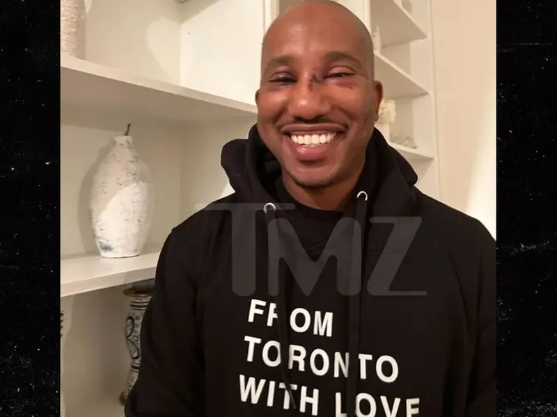 Chris Redd in a photo obtained by TMZ following an assault outside NYC's Comedy Cellar. 