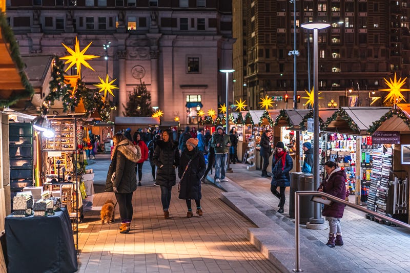 Christmas Village in Philadelphia.