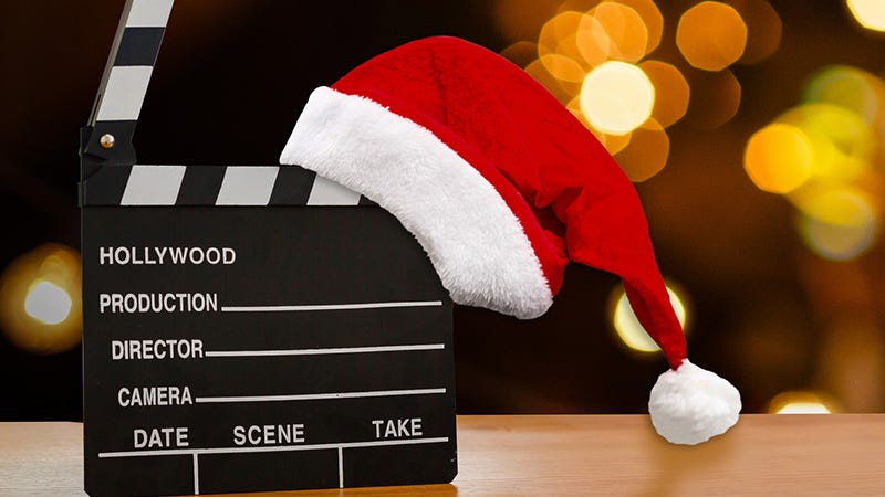 Santa hat on movie production slate