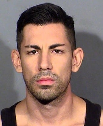 Booking photo of DUI suspect Christopher Bustillos