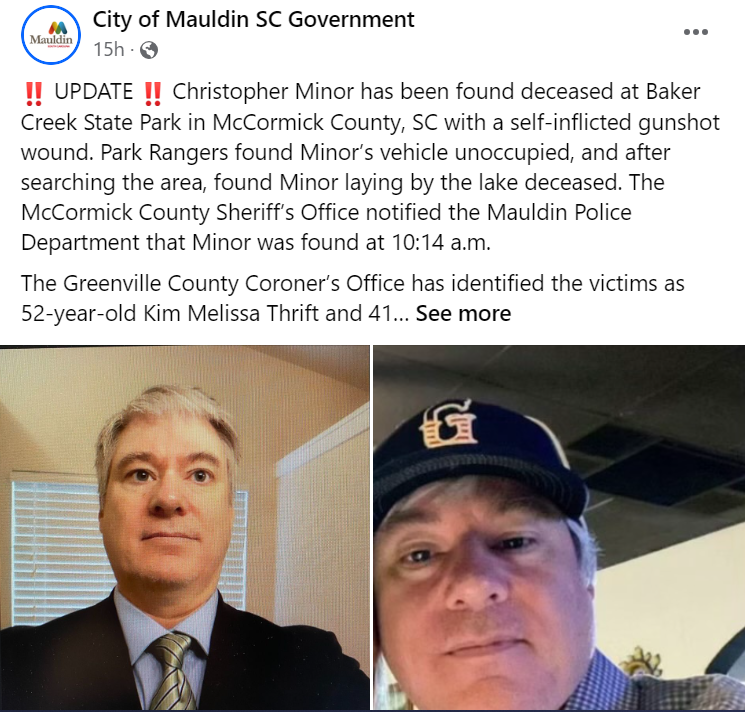 City of Mauldin Facebook Page