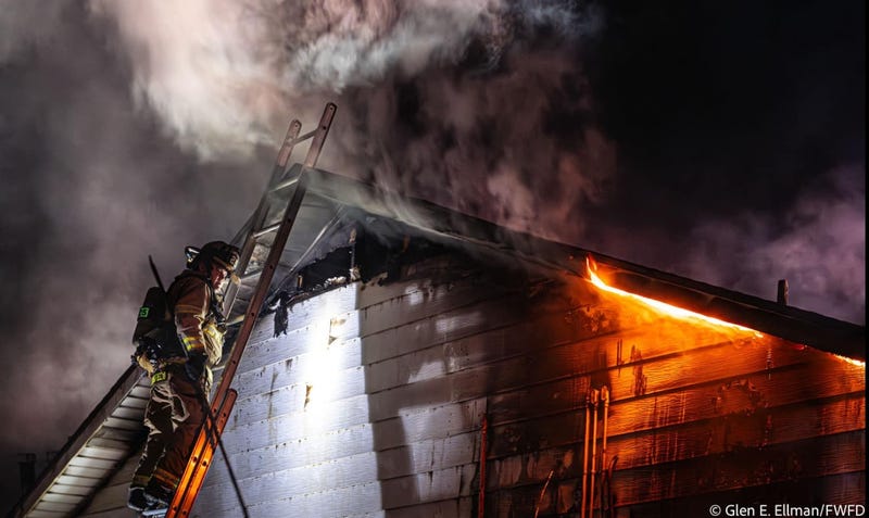 fire at church