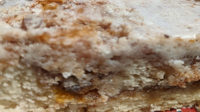 Kicked Up Cinnamon Swirl Cake close up HR