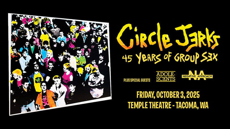 Win Tickets To See Circle Jerks At The Temple Theatre