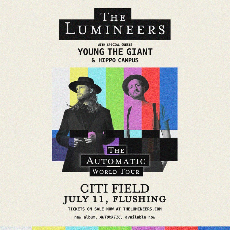 Enter for a Chance to Win Tickets to See The Lumineers at Citi Field