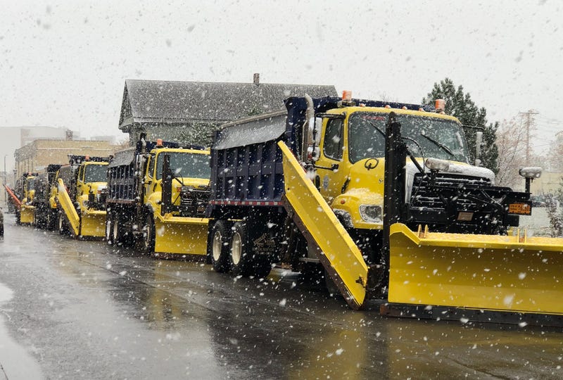Part of the city of Buffalo snow fleet