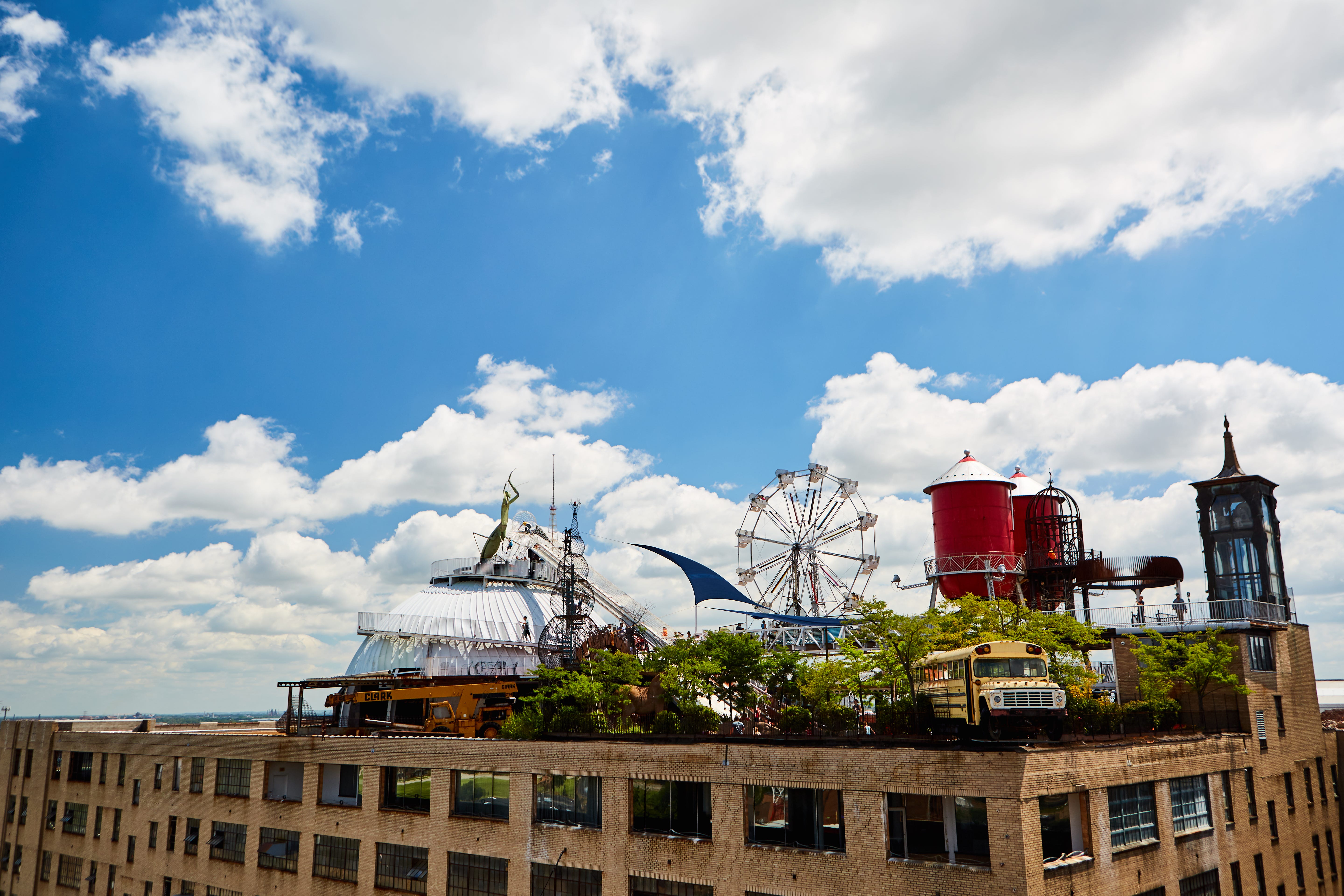 Sky View Of The City Museum St Louis