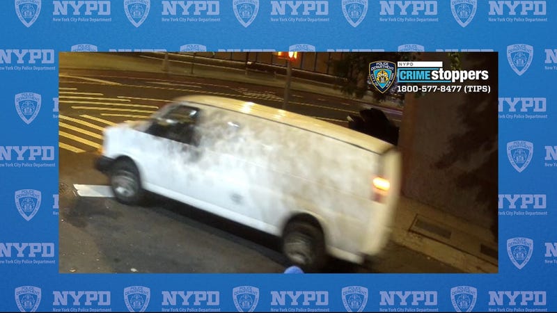 A white van has also been linked to the burglary spree